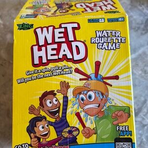 Ing Wet Head Water Roulette Game - Yellow and Red. Used.